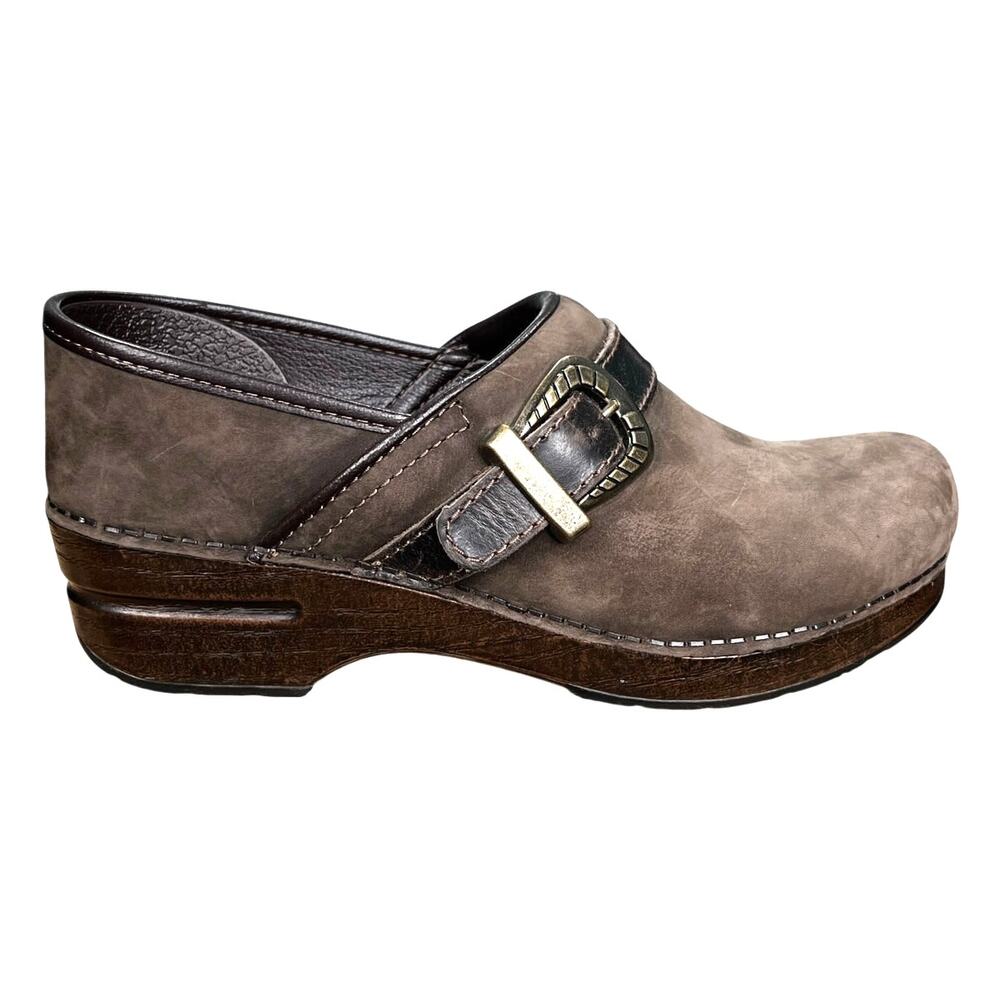 Dansko Women’s Pammy Milled Nubuck Leather Clogs Size 39 US 8.5/9